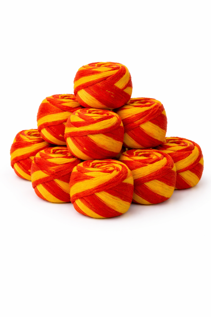 ShubhPoojan Premium Kalawa (Pack of 12) – Sacred Mauli Thread