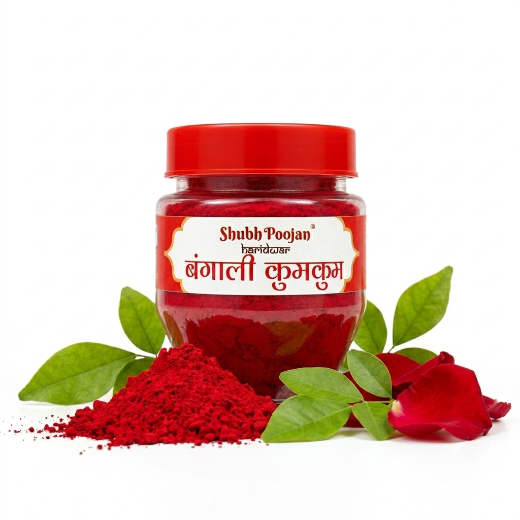 ShubhPoojan Bengali KumKum -  Pure Natural KumKum From Haridwar