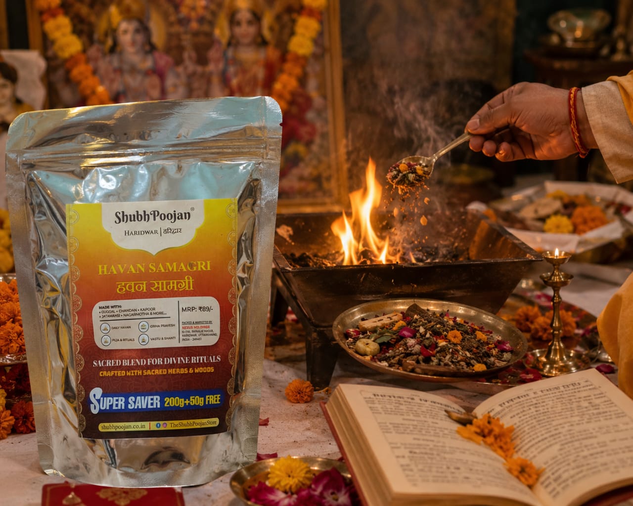 ShubhPoojan Havan Samagri 250gm for Pooja
