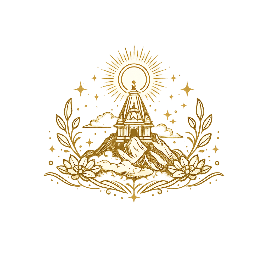 Sacred sourcing icon representing spiritually significant origins and traditional suppliers